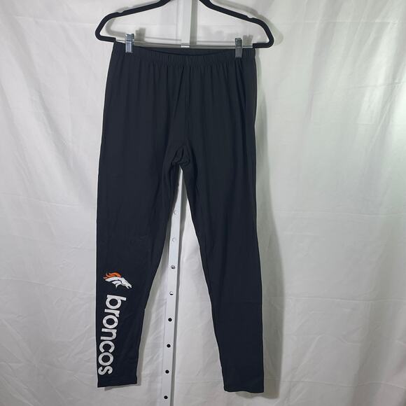 NWT Denver Broncos NFL Leggings - Women Size XL - Black - Picture 1 of 3